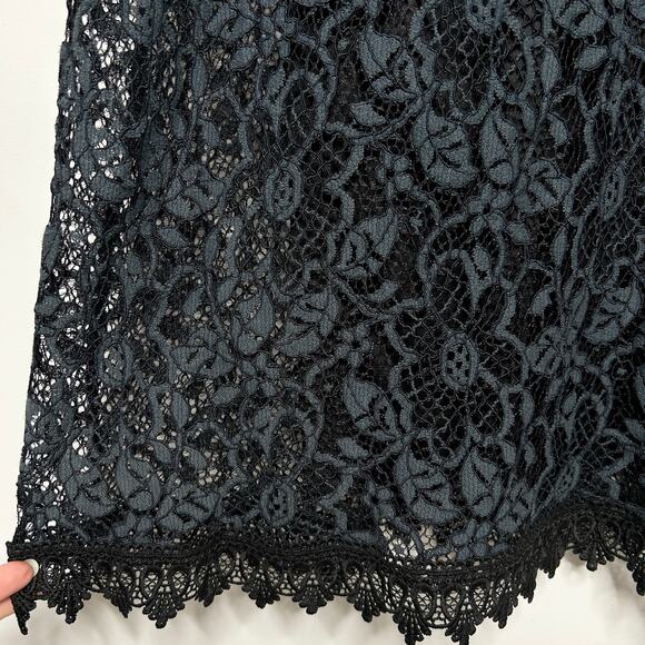 ZARA Lace Holiday Dress Womens Large Special Occasion Wedding Guest Elegant Chic - Picture 7 of 11